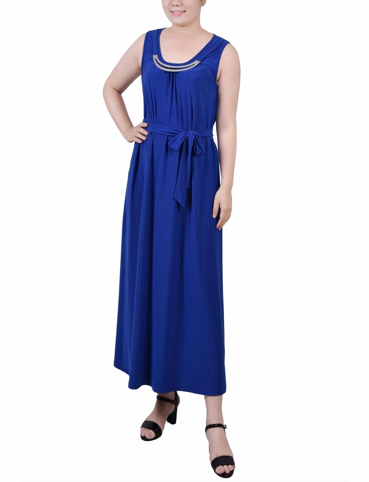 Surf The Web Ankle Length Sleeveless Dress - Petite - DressbarnMaxi Dresses