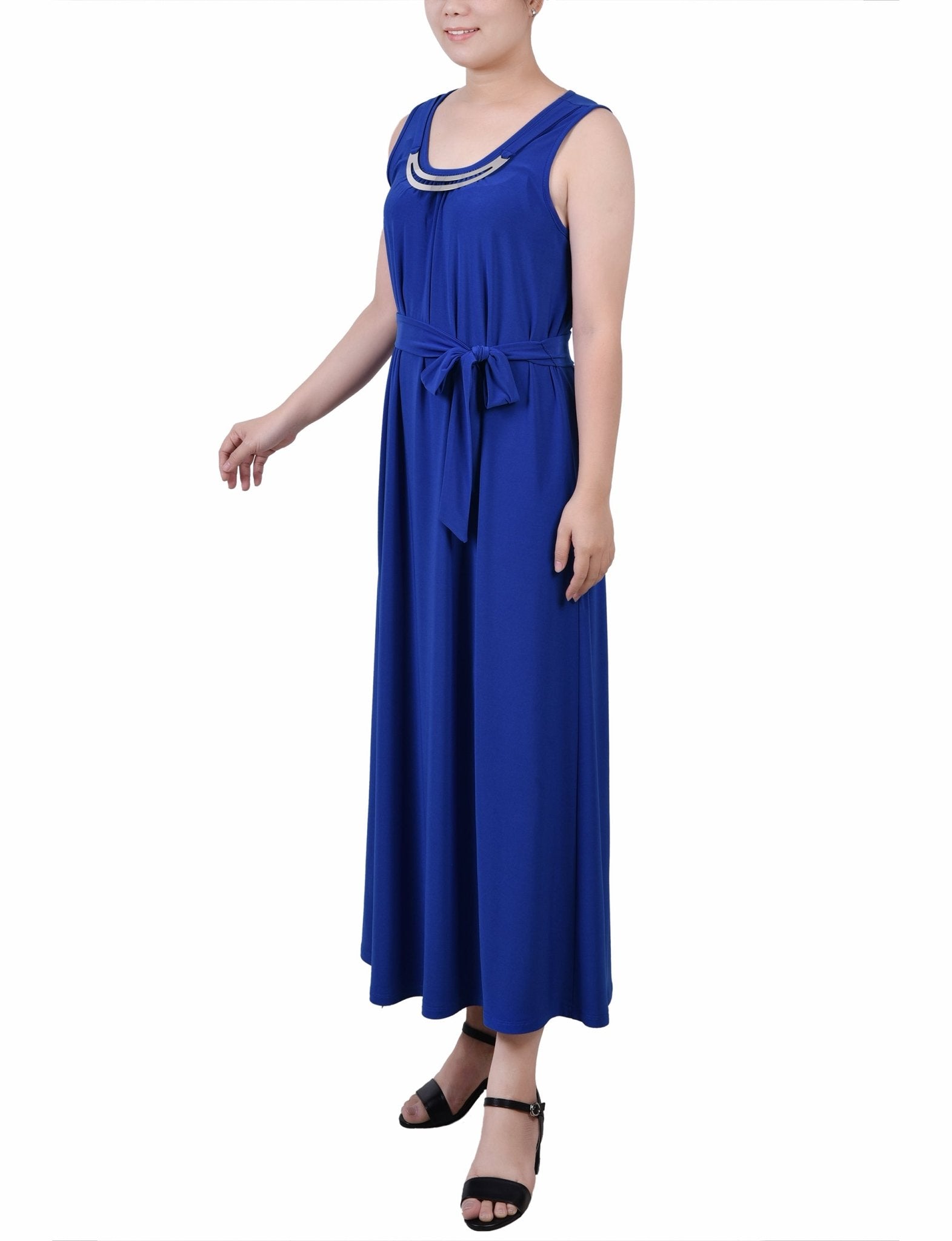 Surf The Web Ankle Length Sleeveless Dress - Petite - DressbarnMaxi Dresses