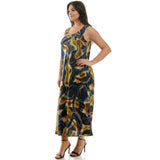 Swirl Sleeveless Midi Dress - Plus - DressbarnDresses