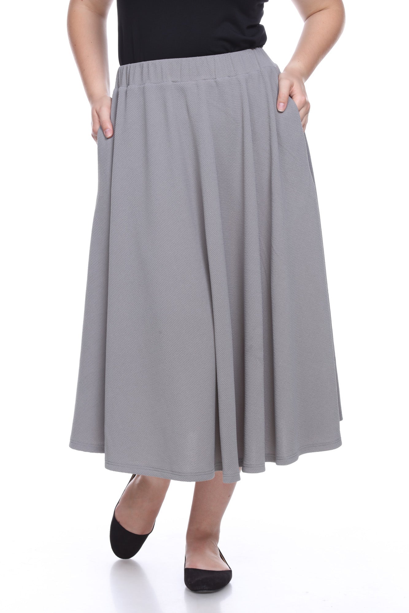 Tasmin Flare Midi Skirts - Plus - DressbarnSkirts