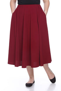 Tasmin Flare Midi Skirts - Plus - DressbarnSkirts