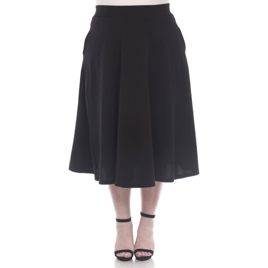 Tasmin Flare Midi Skirts - Plus – Dressbarn