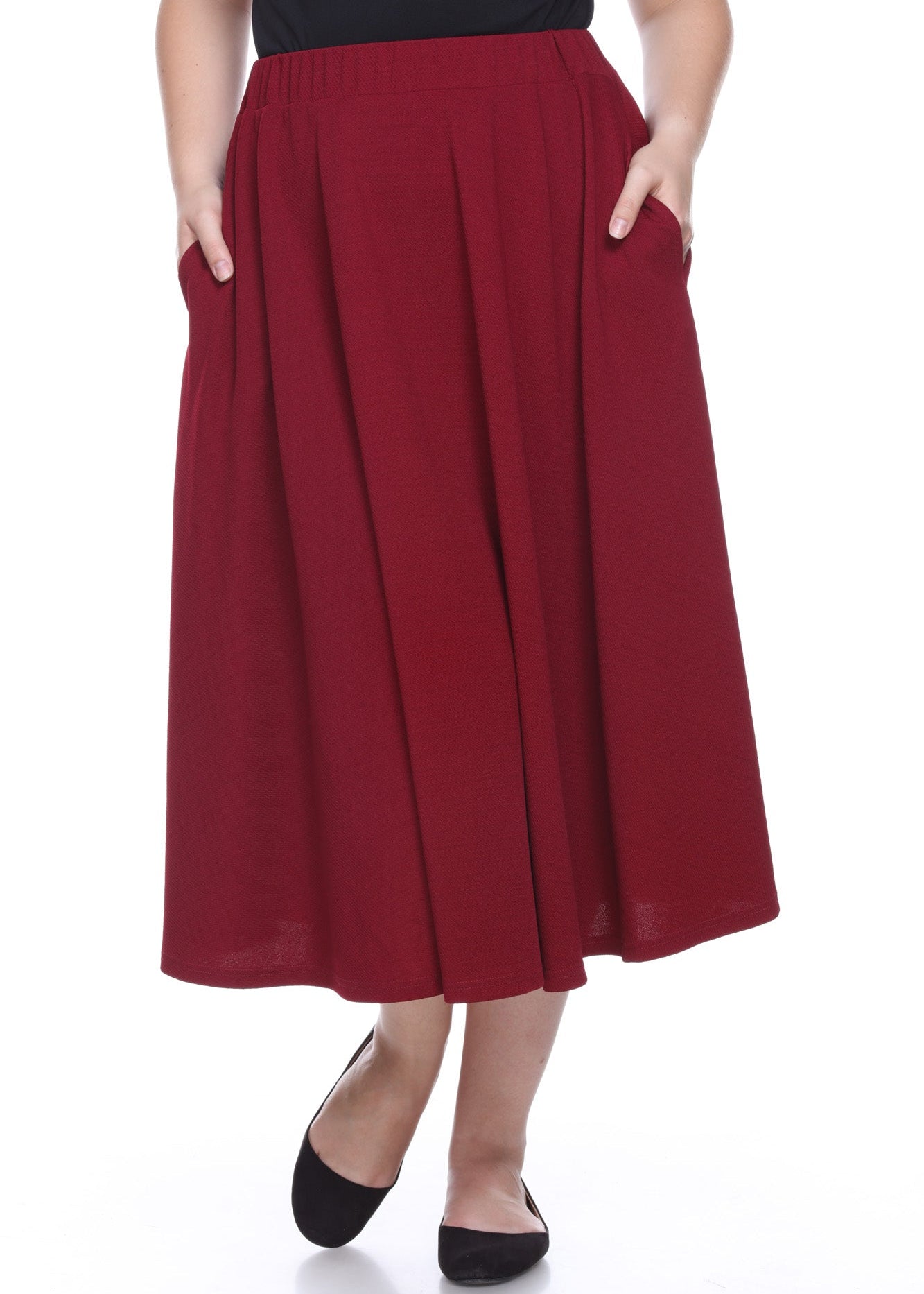 Tasmin Flare Midi Skirts - Plus - DressbarnSkirts