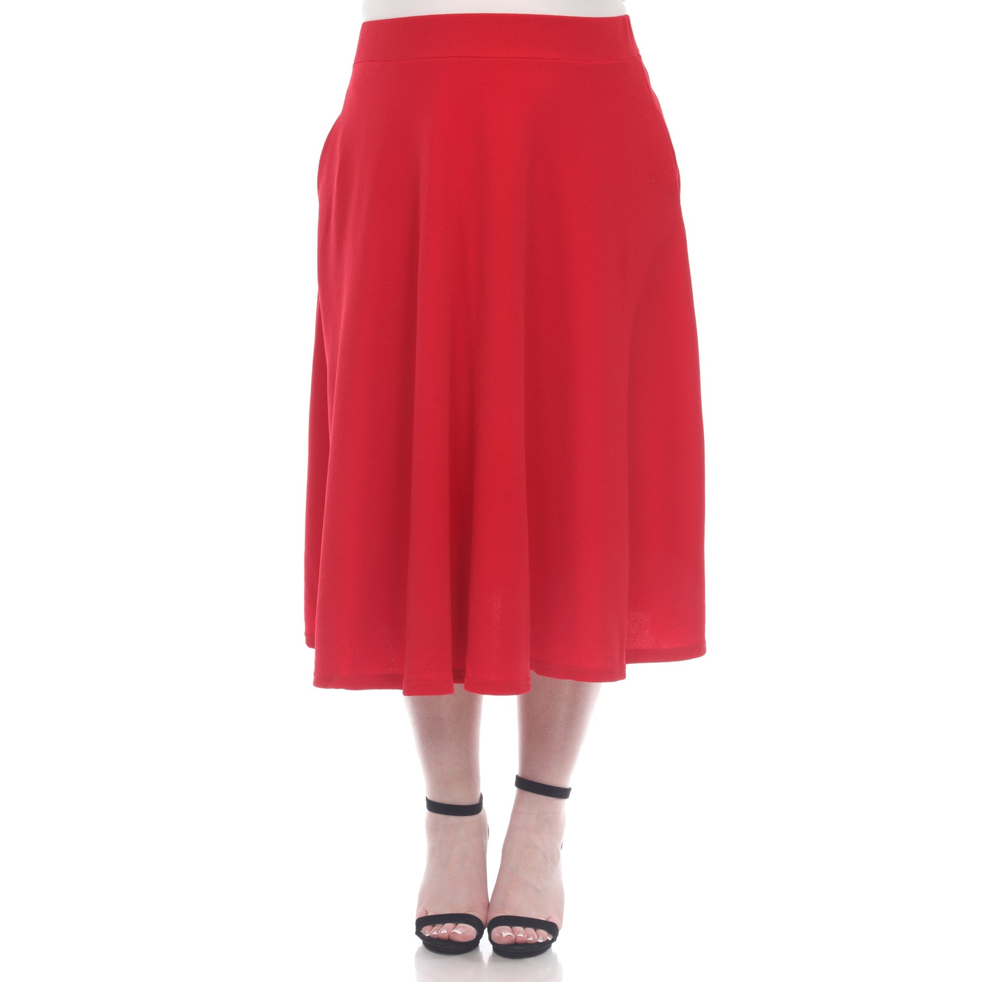 Tasmin Flare Midi Skirts - Plus - DressbarnSkirts