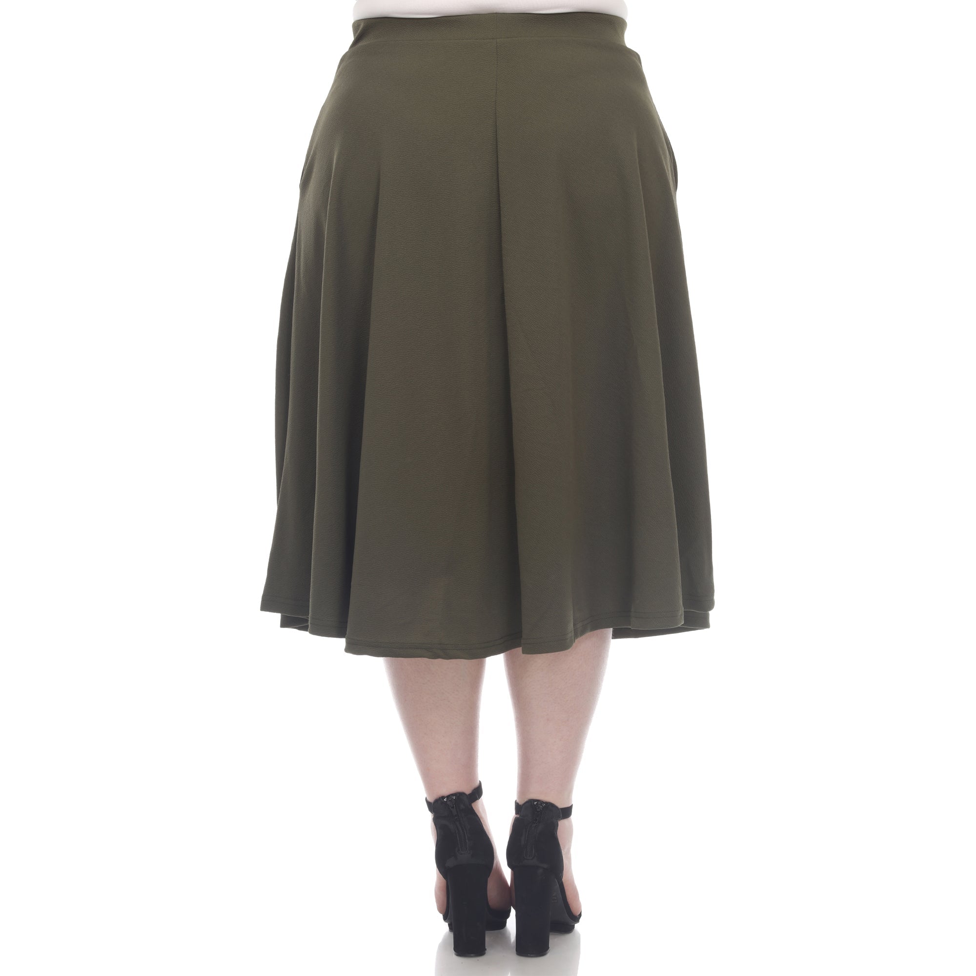 Tasmin Flare Midi Skirts - Plus - DressbarnSkirts