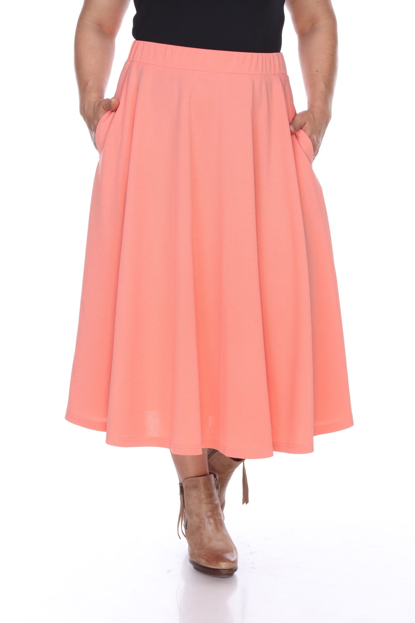 Tasmin Flare Midi Skirts - Plus - DressbarnSkirts