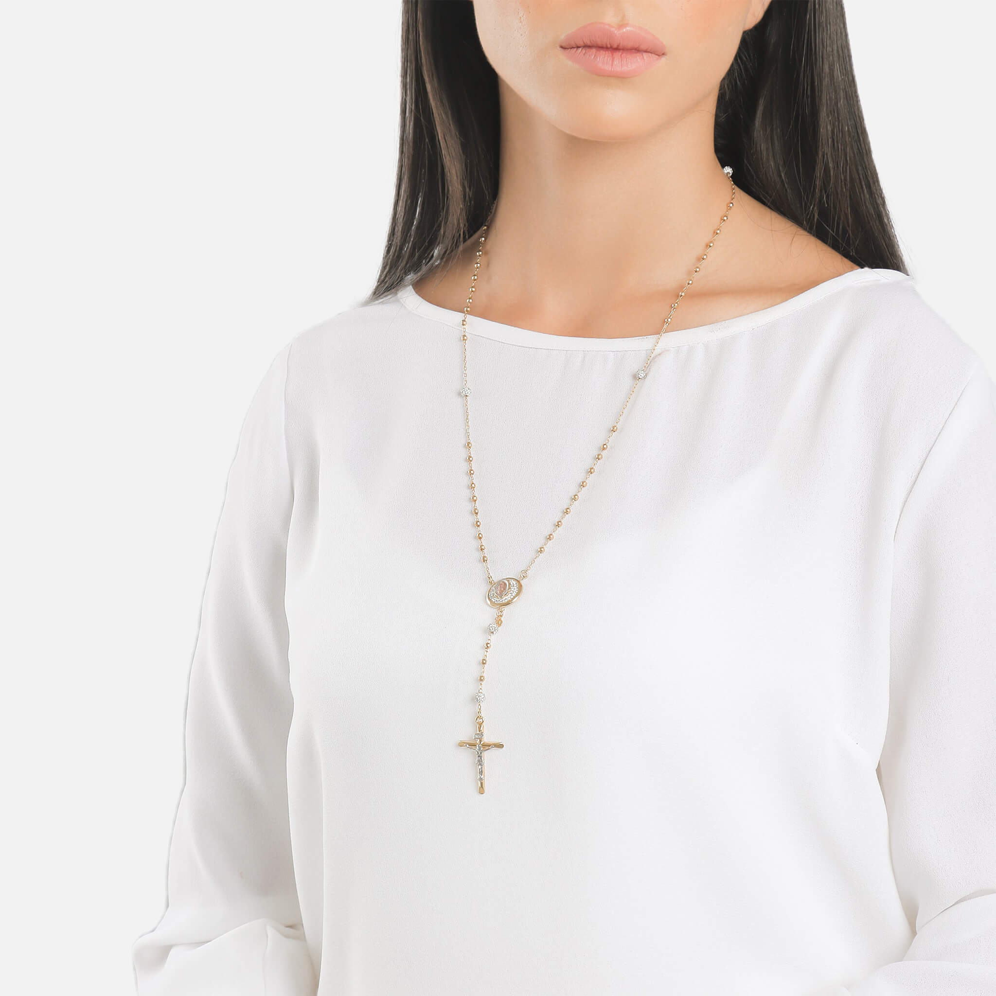 The Carmel Radiant Rosary Necklace - DressbarnNecklaces