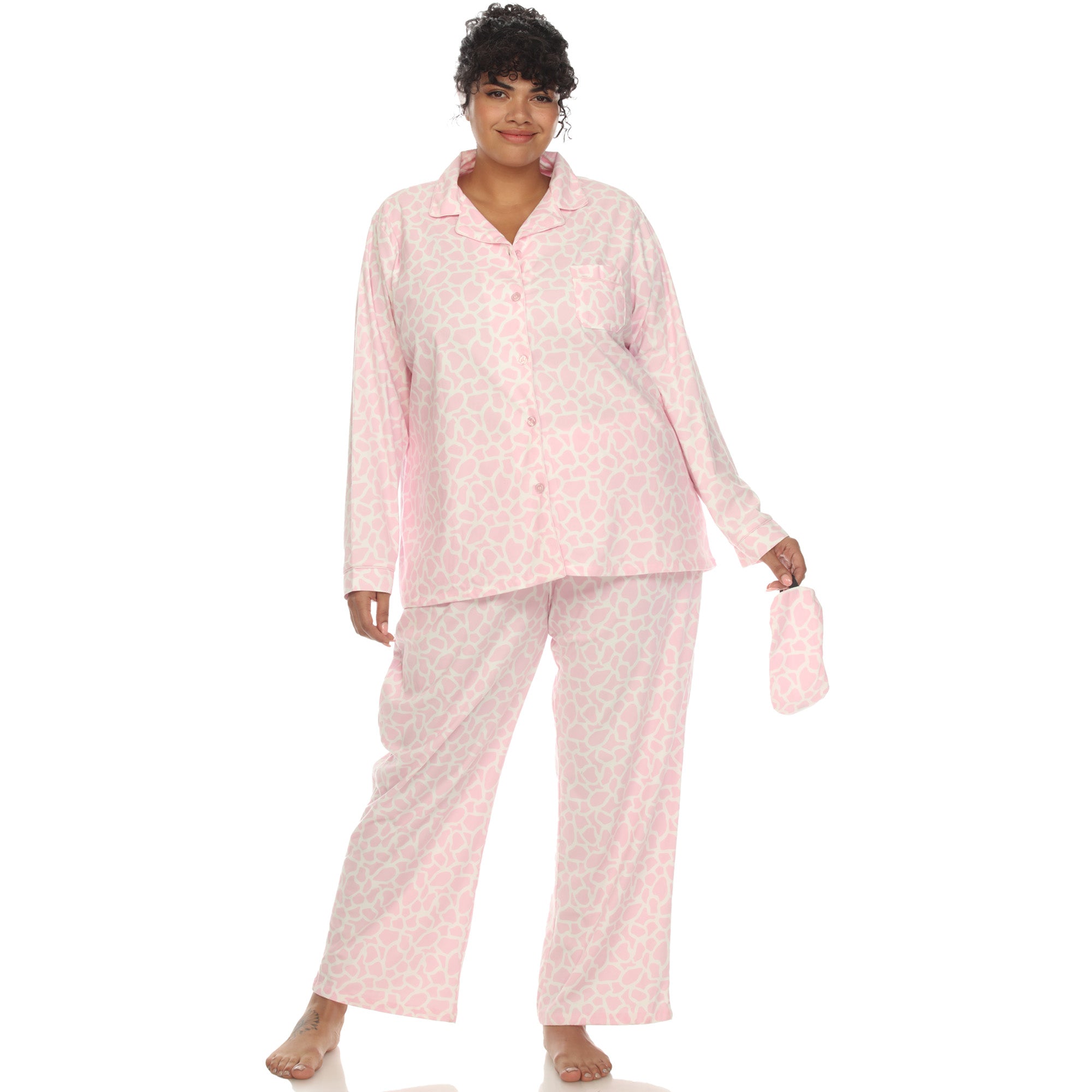 Three-Piece Pajama Set - Plus - DressbarnLounge Sets