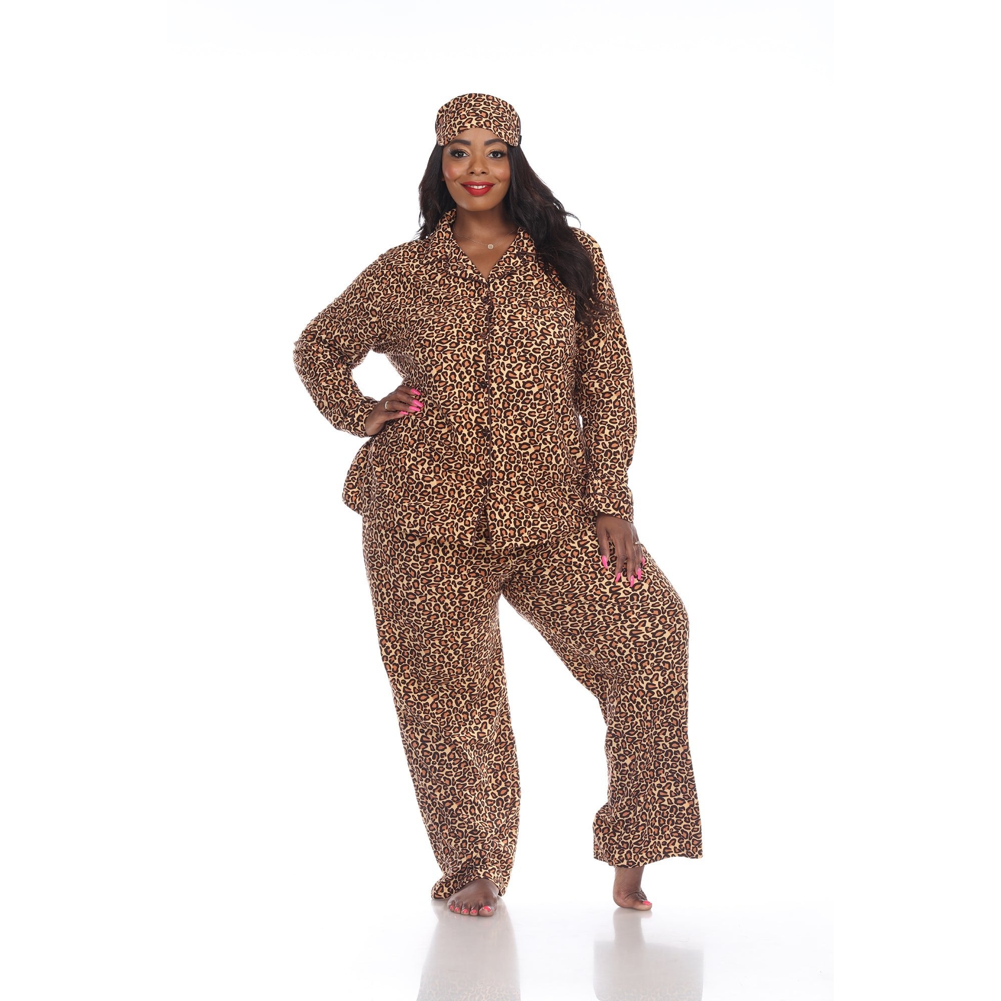 Three-Piece Pajama Set - Plus - DressbarnLounge Sets