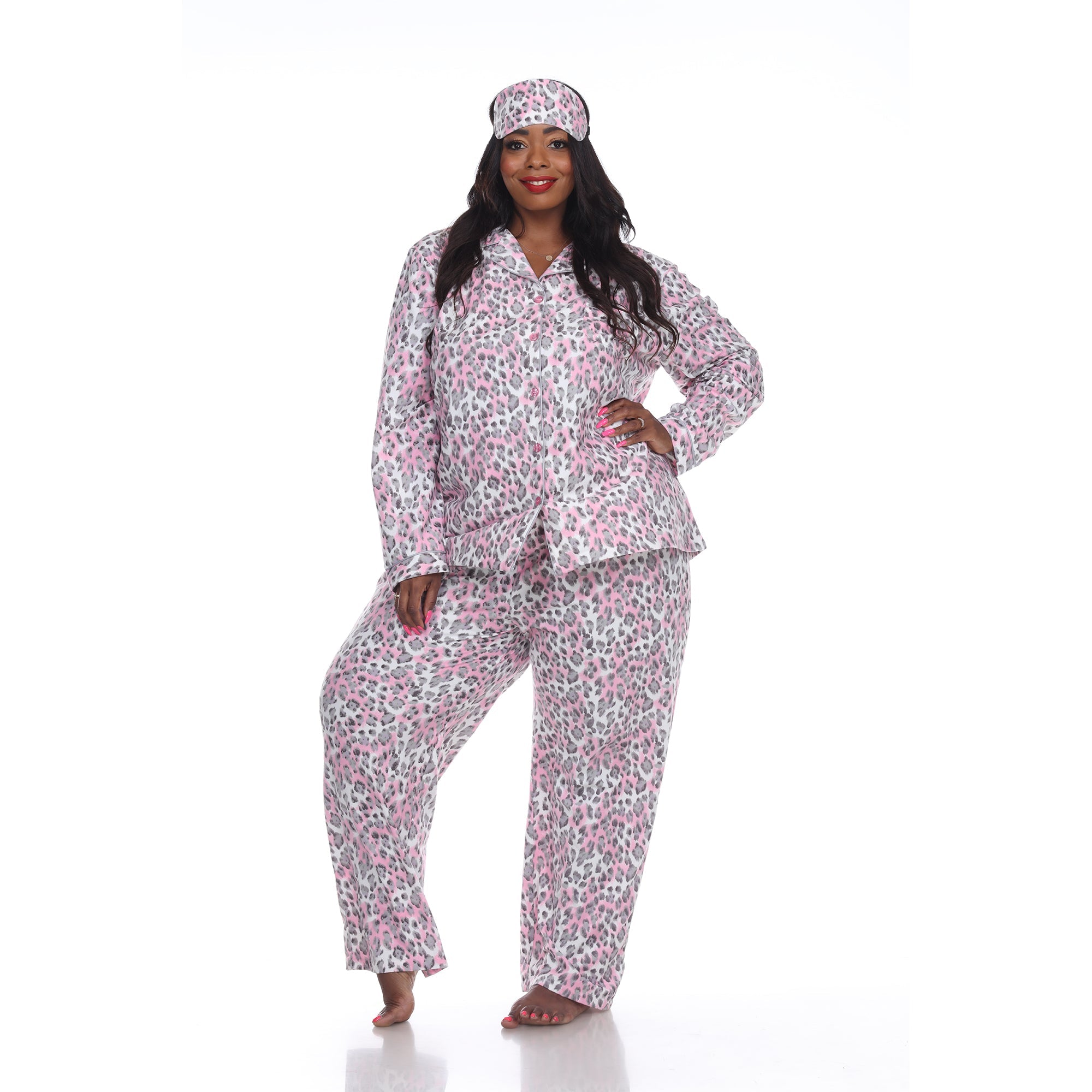 Three-Piece Pajama Set - Plus - DressbarnLounge Sets