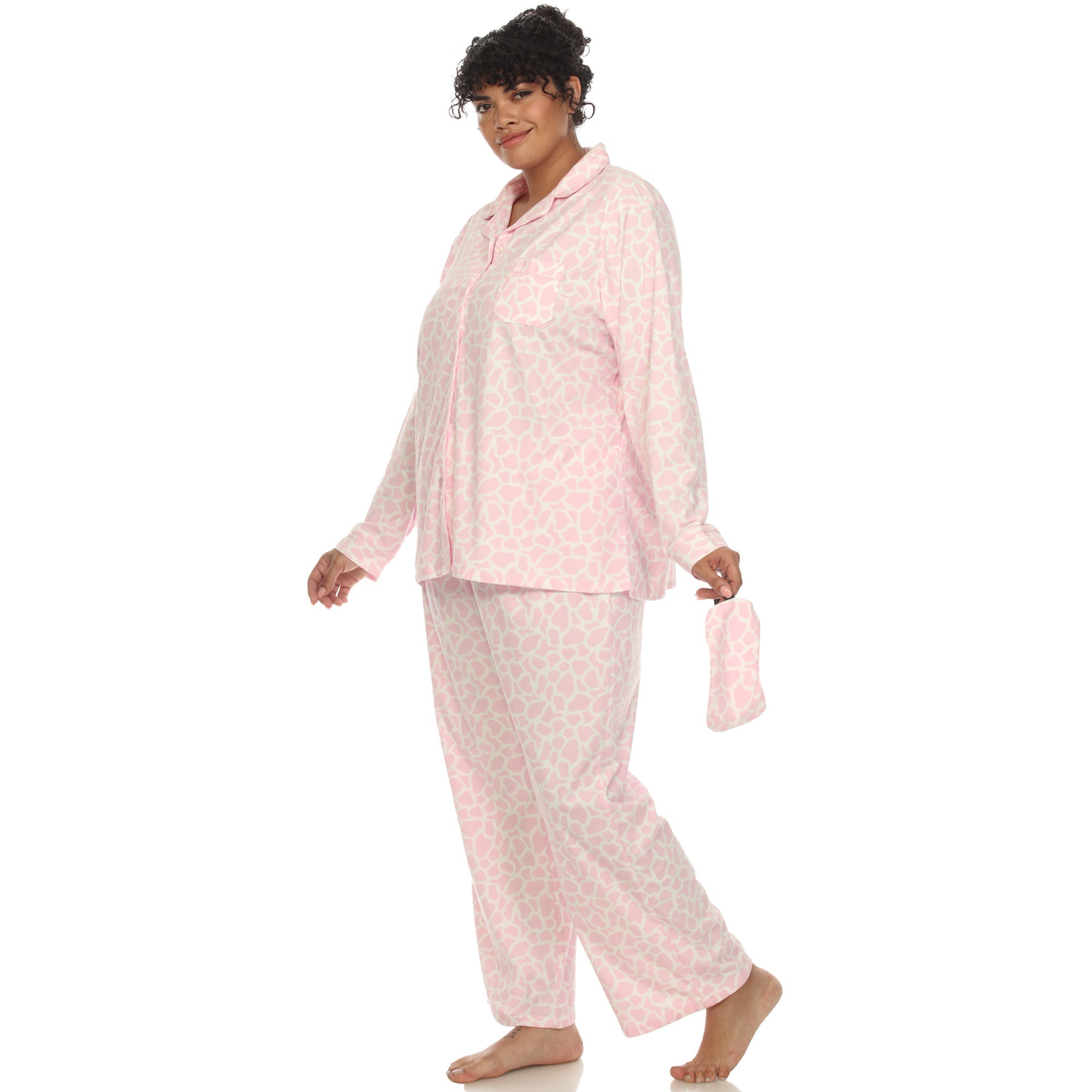 Three-Piece Pajama Set - Plus - DressbarnLounge Sets