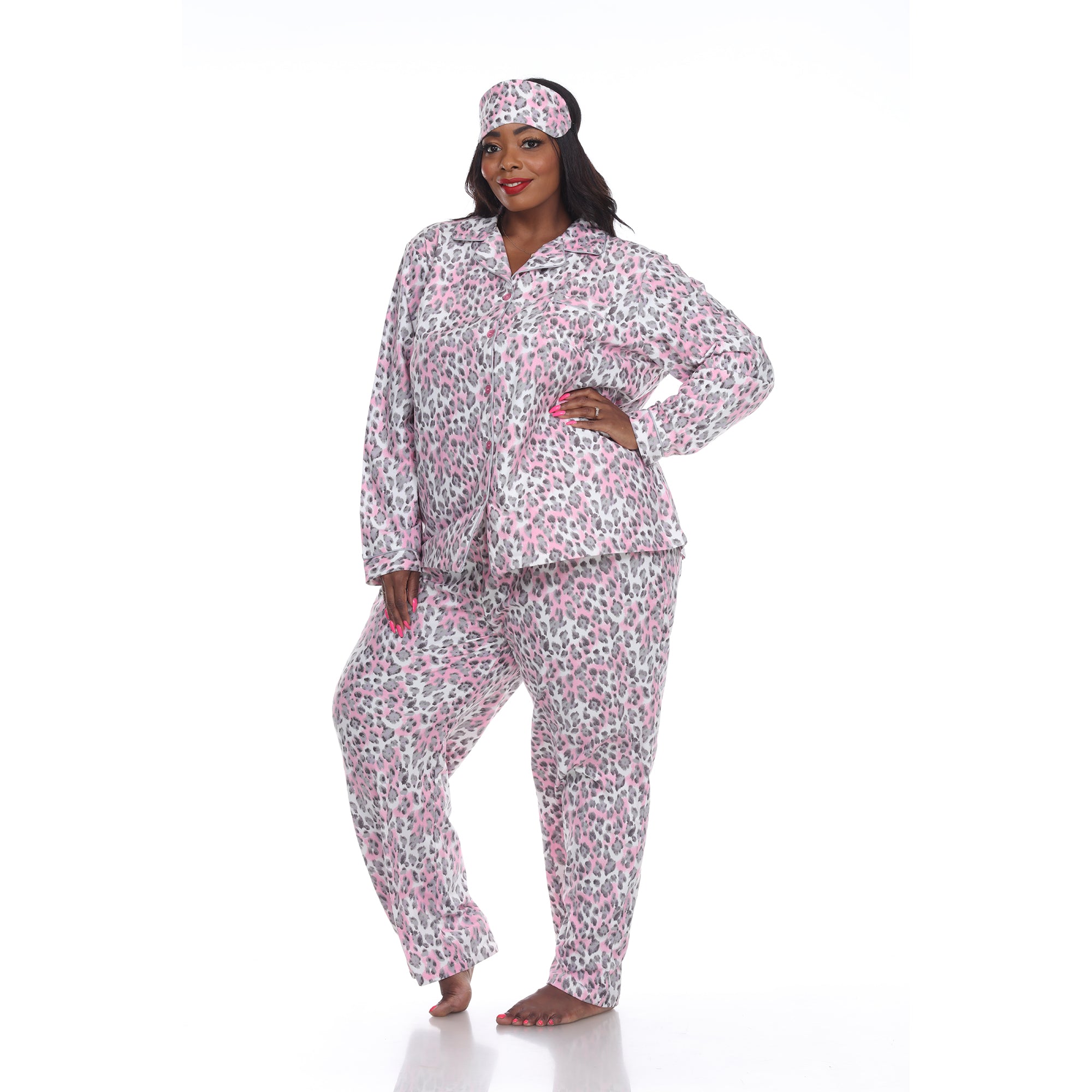 Three-Piece Pajama Set - Plus - DressbarnLounge Sets