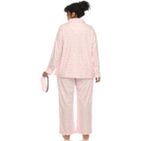 Three-Piece Pajama Set - Plus - DressbarnLounge Sets