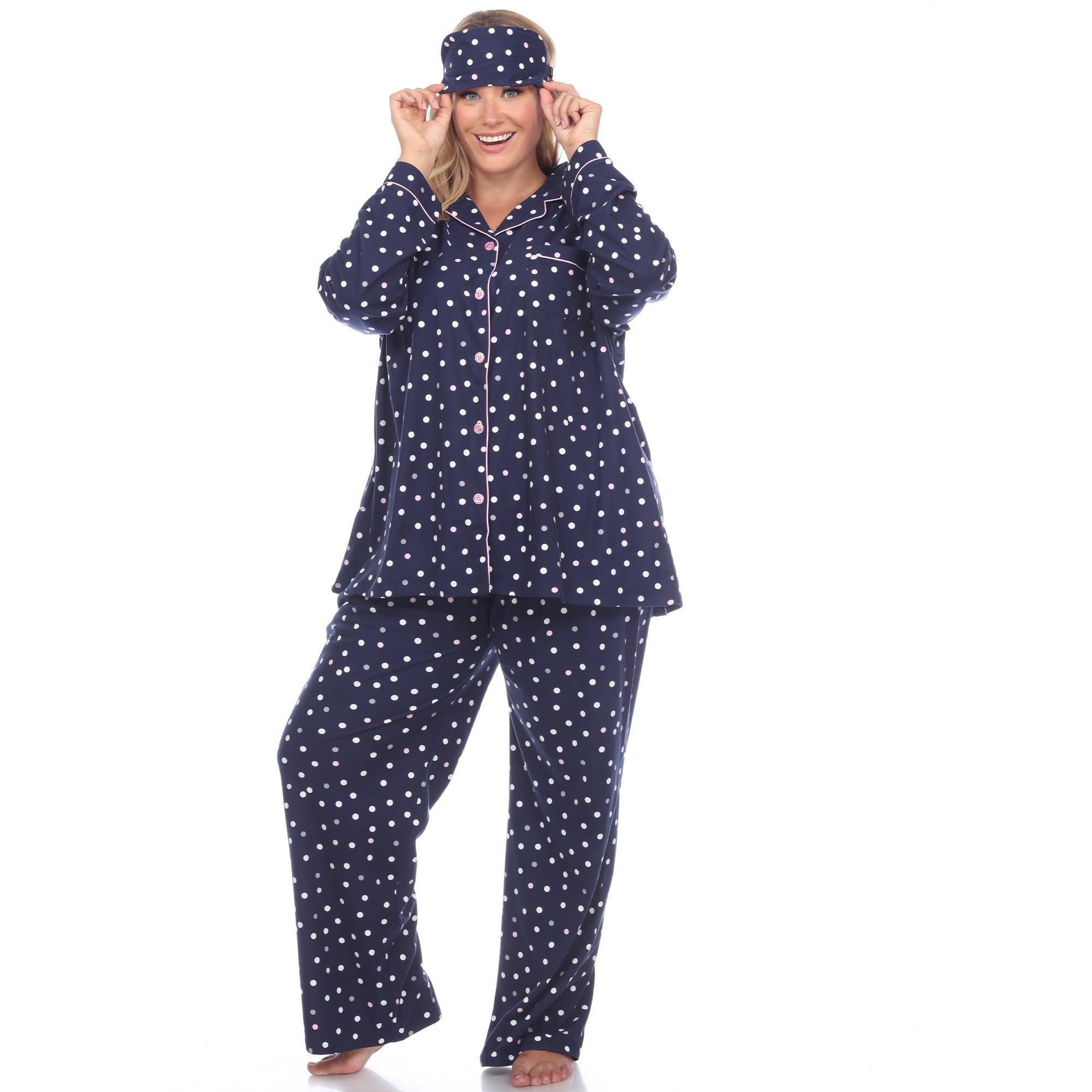 Three-Piece Pajama Set - Plus - DressbarnLounge Sets