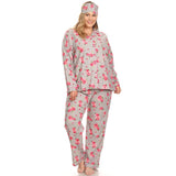 Three-Piece Pajama Set - Plus - DressbarnLounge Sets