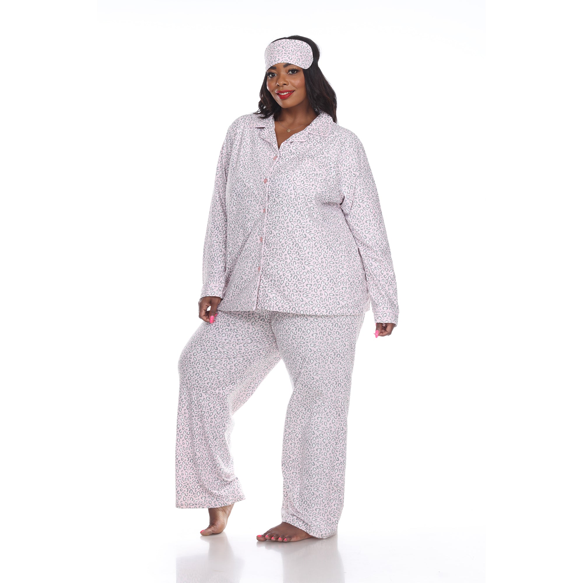 Three-Piece Pajama Set - Plus - DressbarnLounge Sets