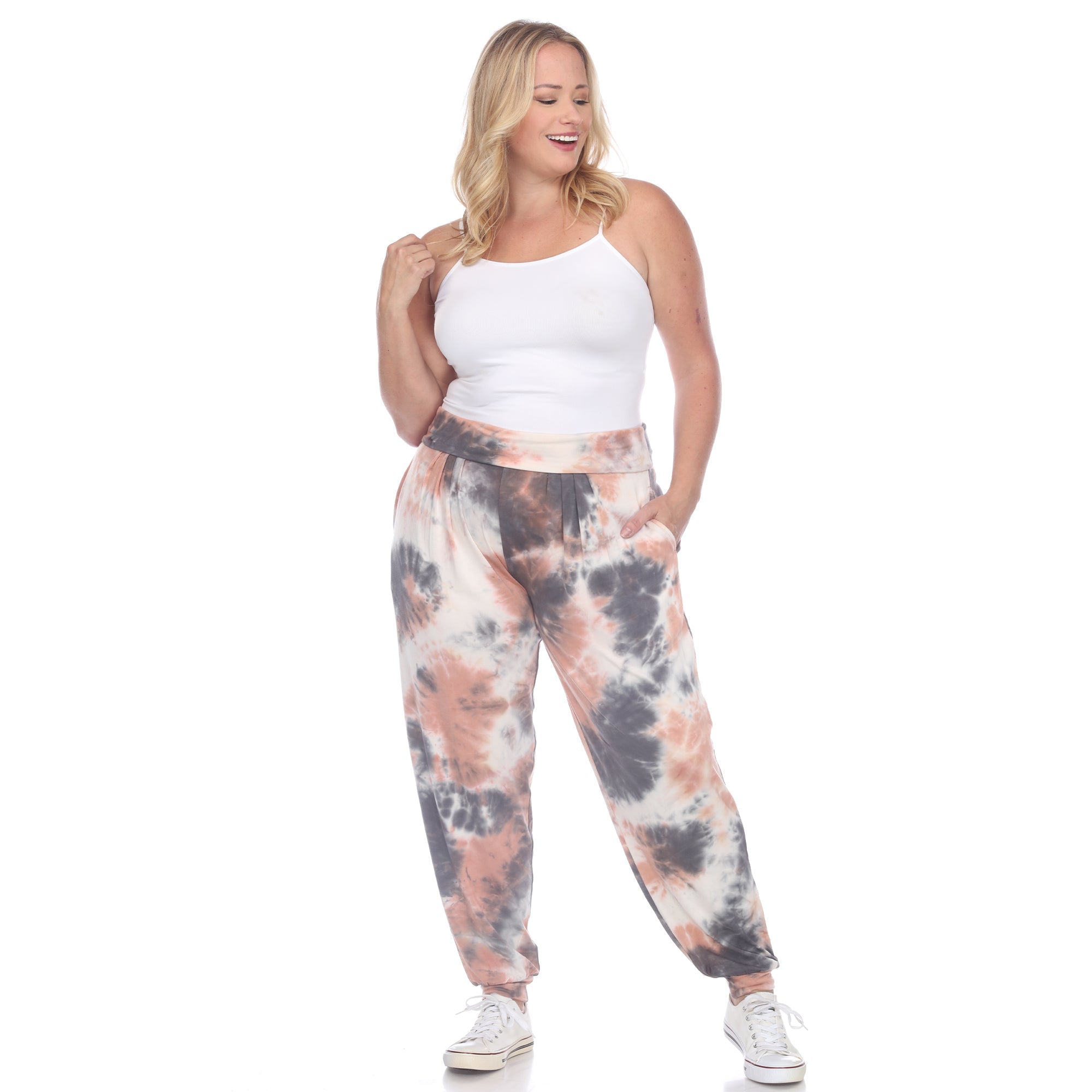 Tie Dye Harem Pants - Plus - DressbarnPants