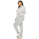 Two Piece Fleece Sweatsuit Set - Plus - DressbarnOutfit Sets