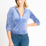 Velour Luxe Zip - Up Top - DressbarnCoats & Jackets