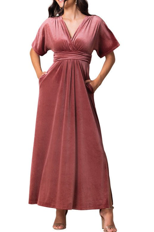 Verona Velvet Evening Gown - DressbarnMaxi Dresses