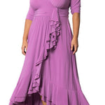 Veronica Ruffled Evening Gown - Plus - DressbarnDresses