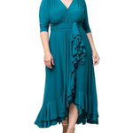 Veronica Ruffled Evening Gown - Plus - DressbarnDresses