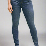 Westport 5 Pocket High Rise Rhinestone Skinny Jeans - DressbarnDenim