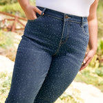 Westport 5 Pocket High Rise Rhinestone Skinny Jeans - Plus - DressbarnDenim