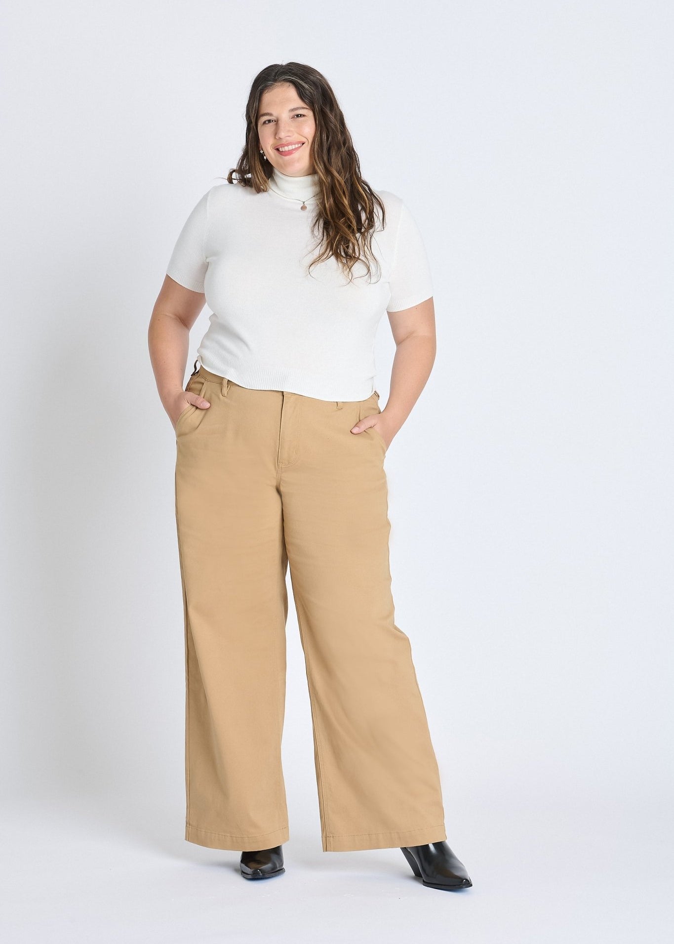 Westport Eva Chino Trouser - Plus - DressbarnPants