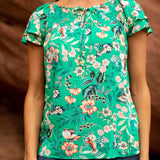 Westport Floral Double Ruffle Blouse - DressbarnShirts & Blouses