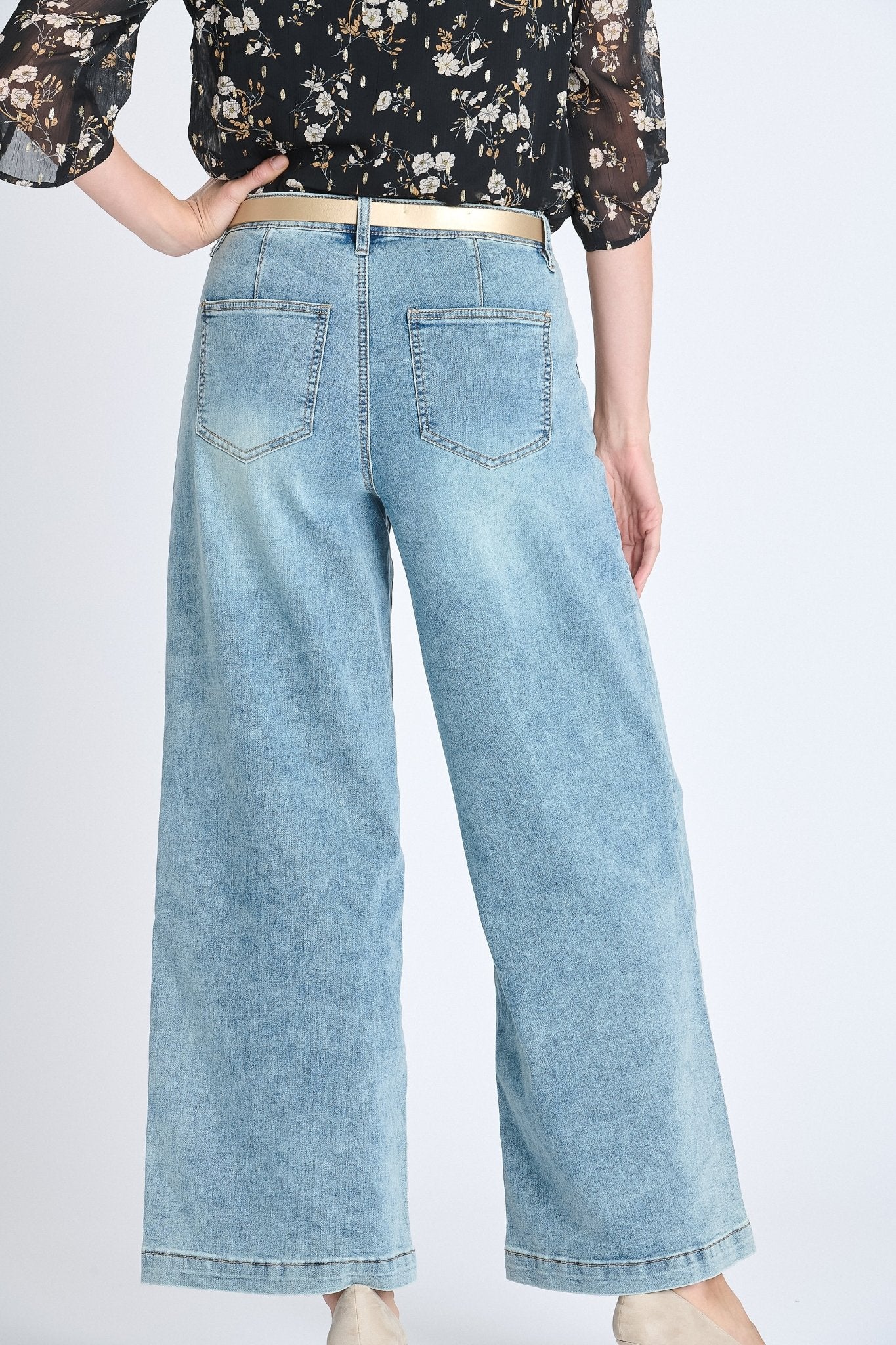 Westport Gemma Wide Leg Trouser - DressbarnDenim