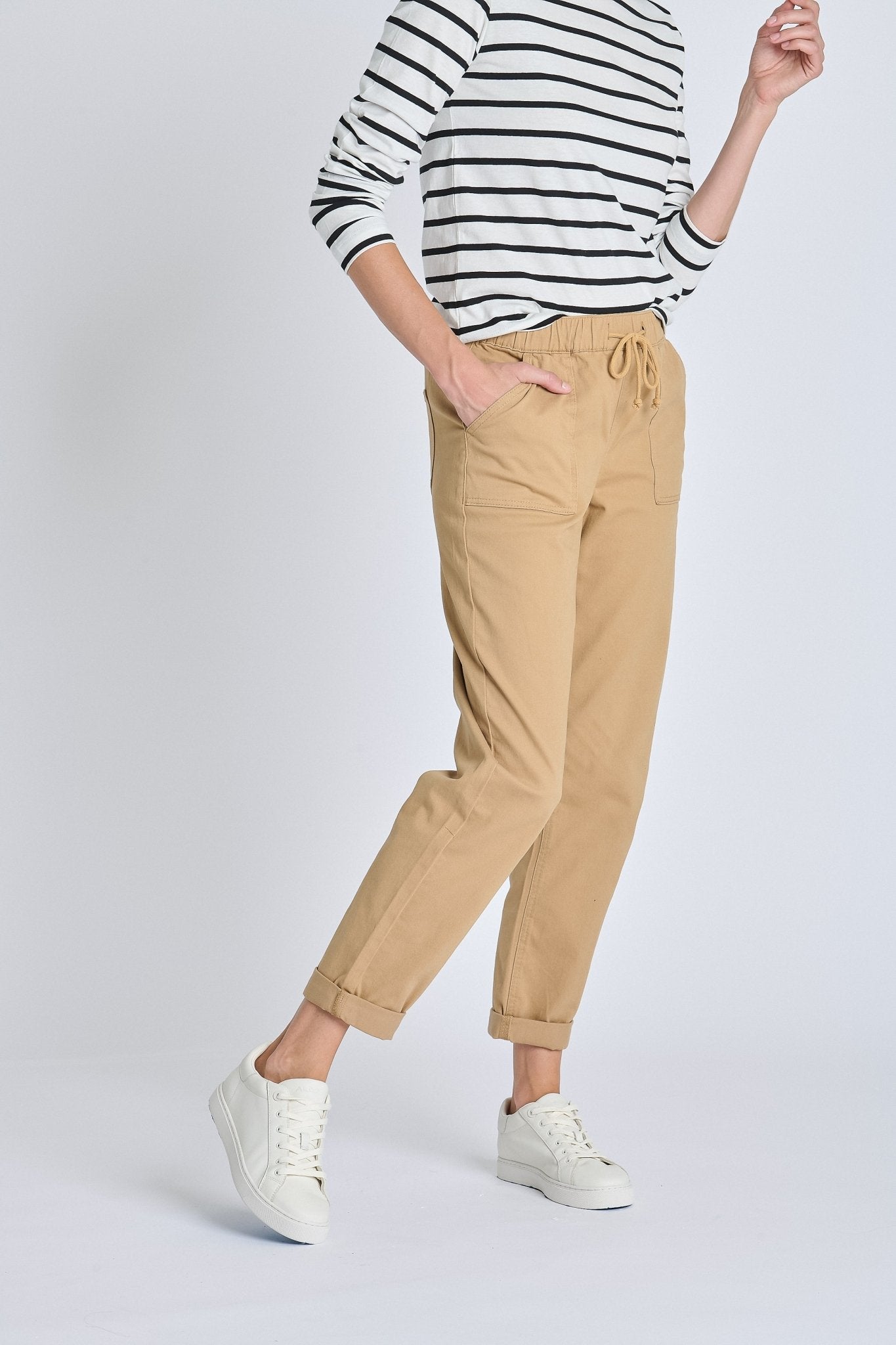 Westport Khaki Weekender Twill Jogger - DressbarnPants