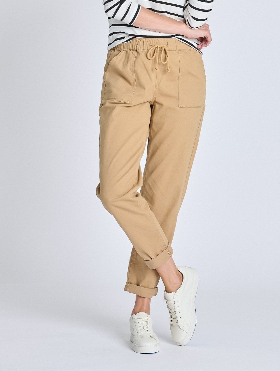 Westport Khaki Weekender Twill Jogger - DressbarnPants