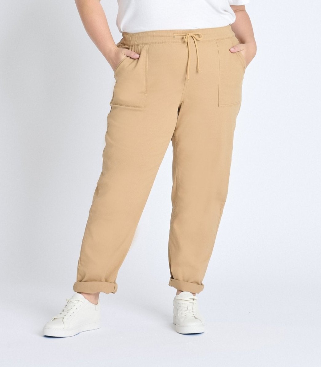 Westport Khaki Weekender Twill Jogger - Plus - DressbarnDenim