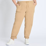 Westport Khaki Weekender Twill Jogger - Plus - DressbarnDenim