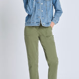 Westport Olive Weekender Twill Jogger - DressbarnPants