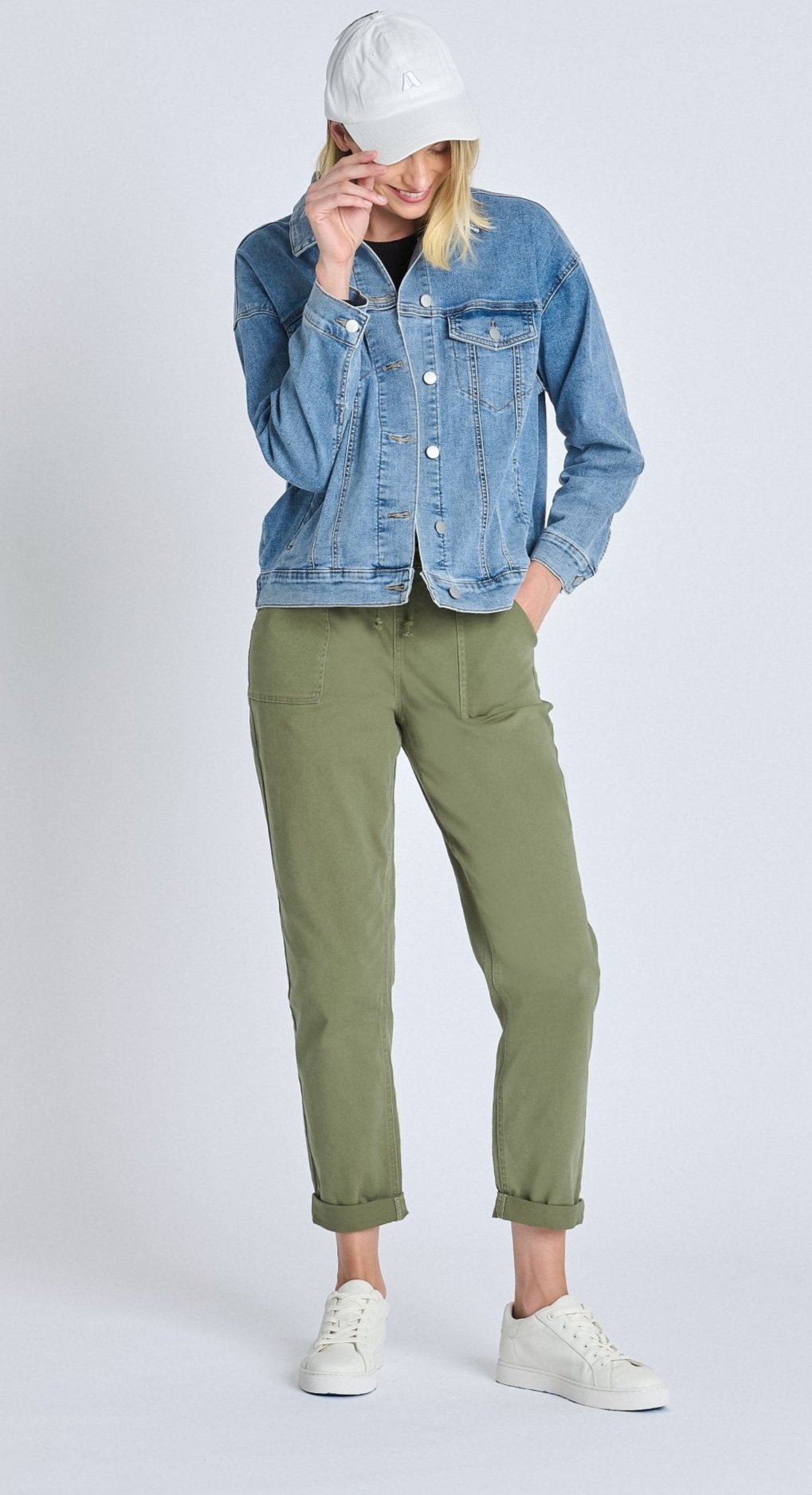 Westport Olive Weekender Twill Jogger - DressbarnPants