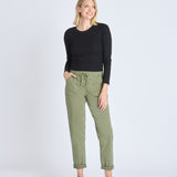 Westport Olive Weekender Twill Jogger - DressbarnPants