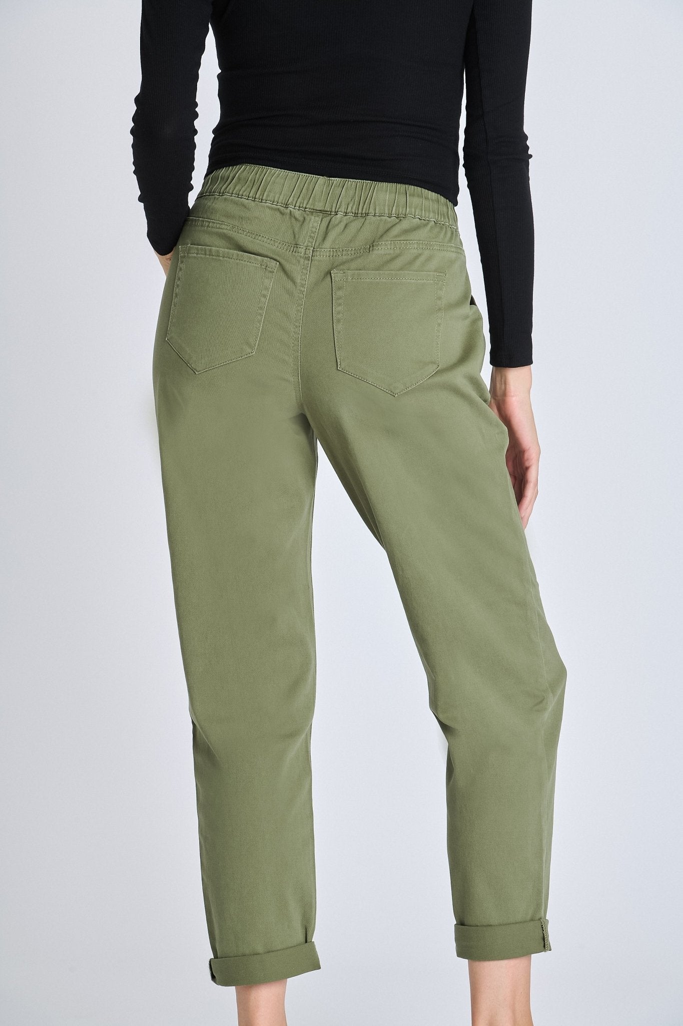 Westport Olive Weekender Twill Jogger - DressbarnPants