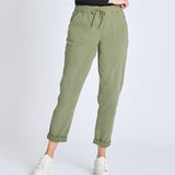 Westport Olive Weekender Twill Jogger - DressbarnPants