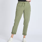 Westport Olive Weekender Twill Jogger - Plus - DressbarnDenim