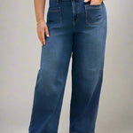 Westport Patch Pocket High Rise Sailor Jeans - Plus - DressbarnDenim