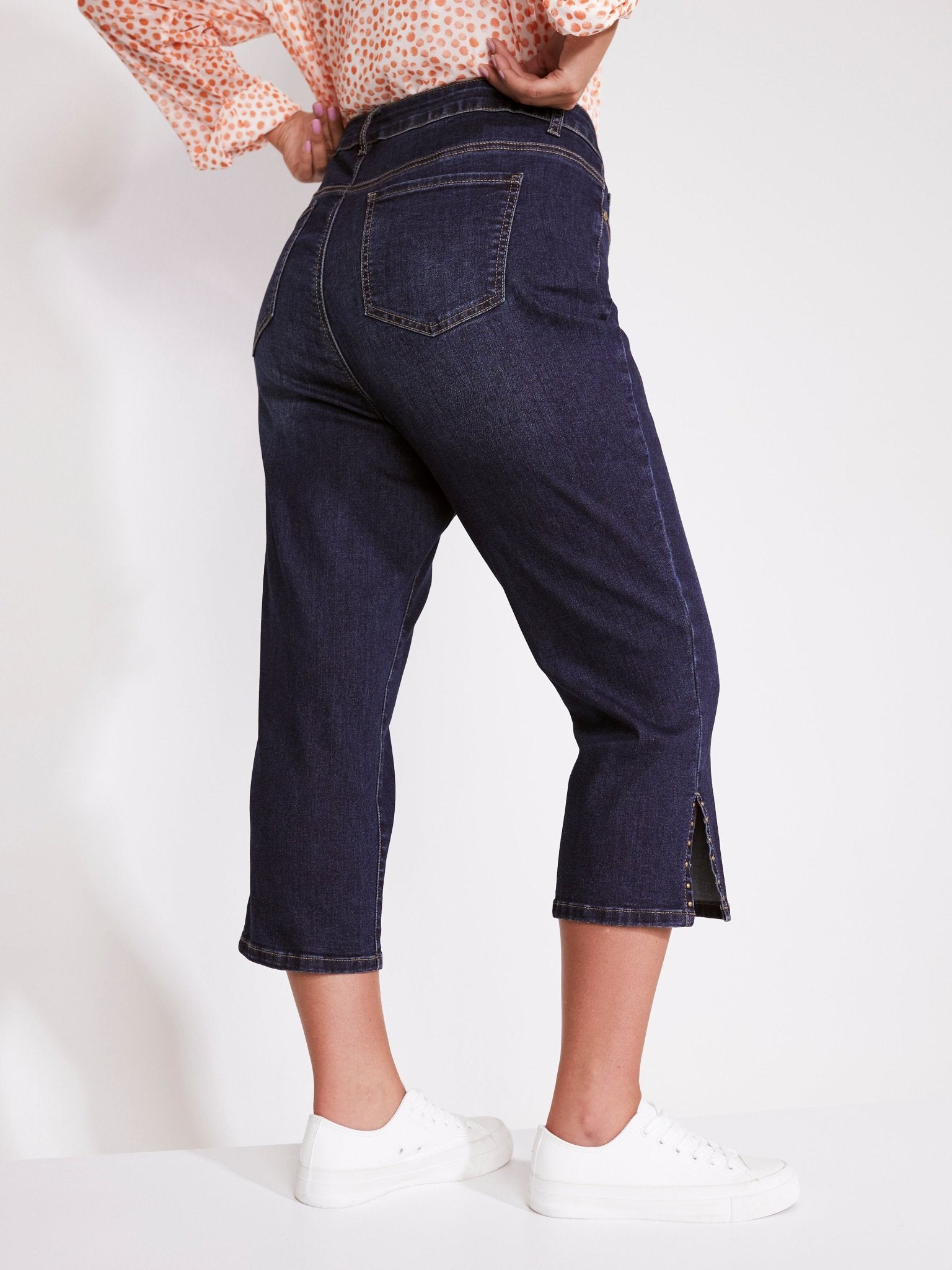Westport Signature Capri Pants with Stud Detail - Plus - DressbarnClothing