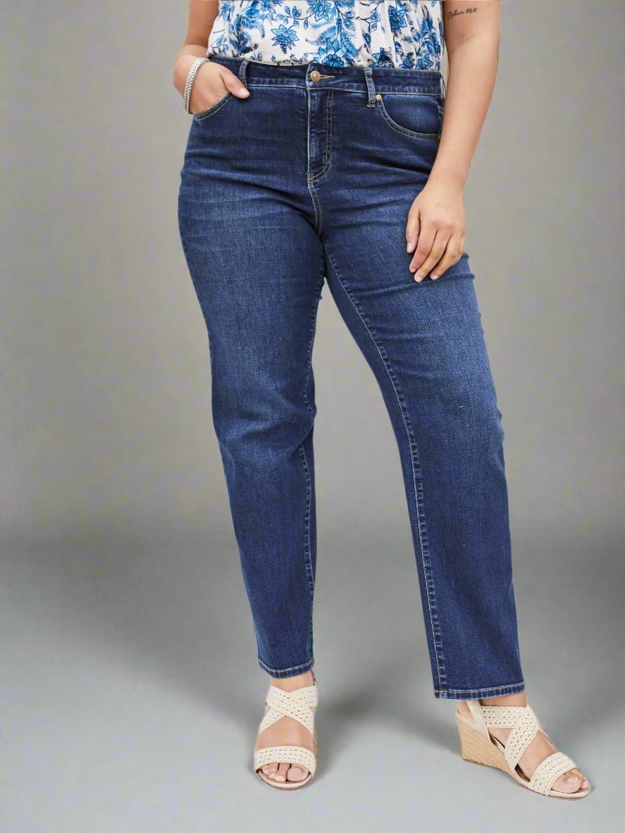 Westport Signature Straight Leg Denim Jeans - Plus - DressbarnClothing