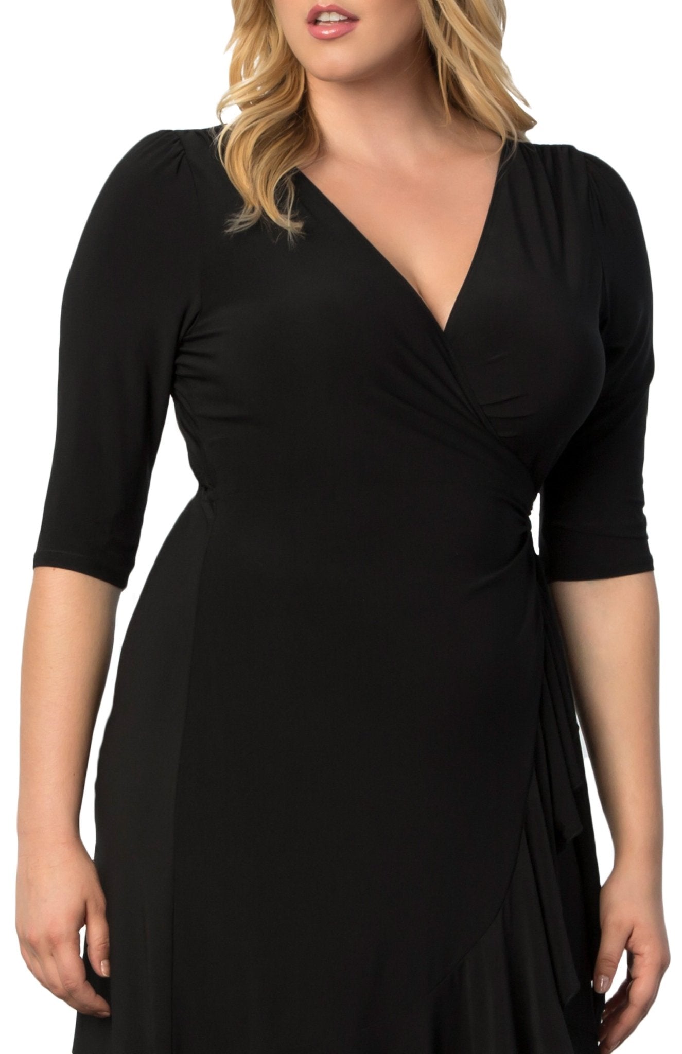Kiyonna Women's Plus Size Whimsy Wrap Dress