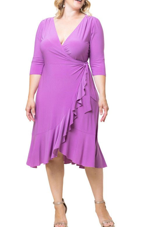 Whimsy Wrap Dress - Plus - Dressbarn