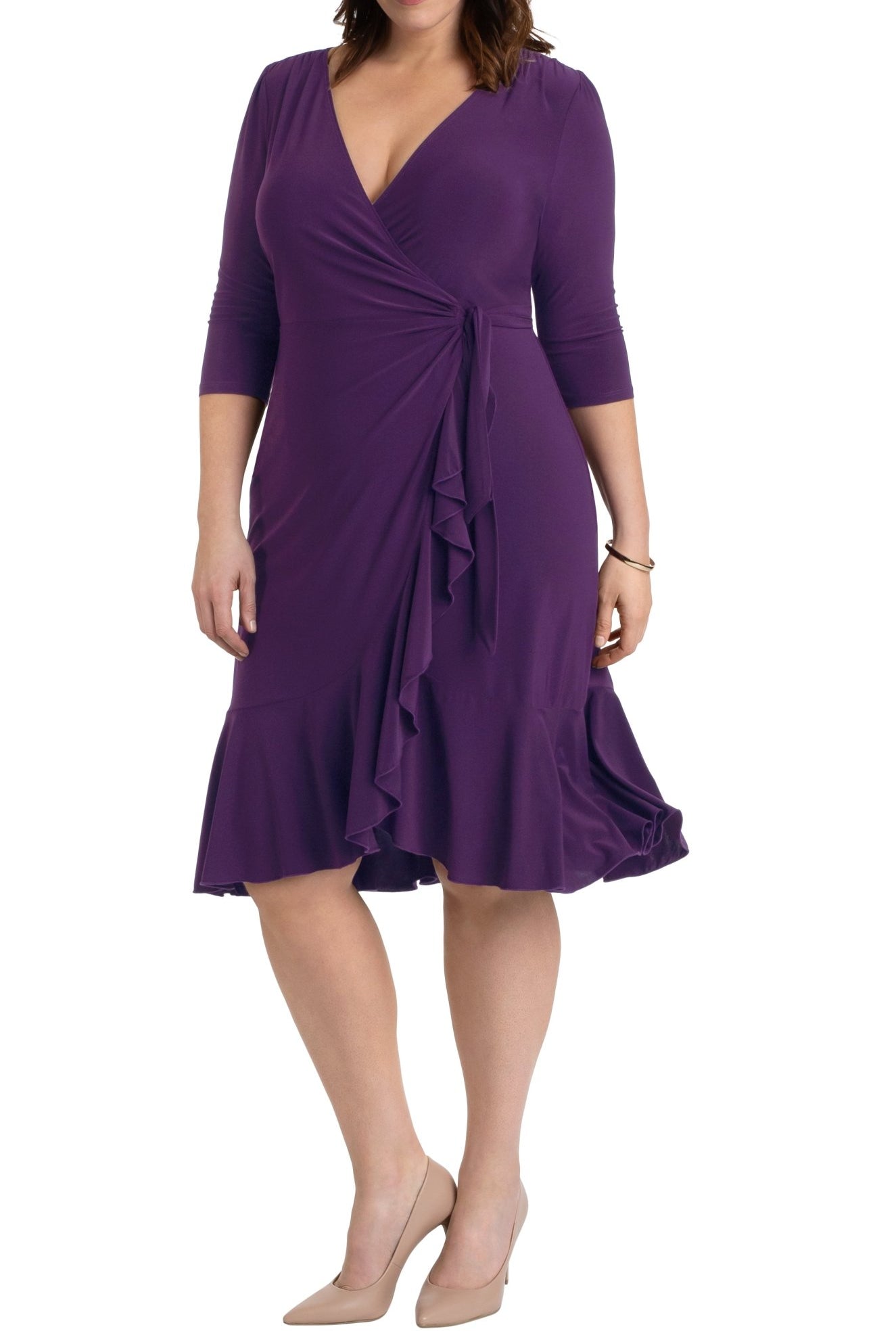 Whimsy Wrap Dress - Plus - DressbarnDresses