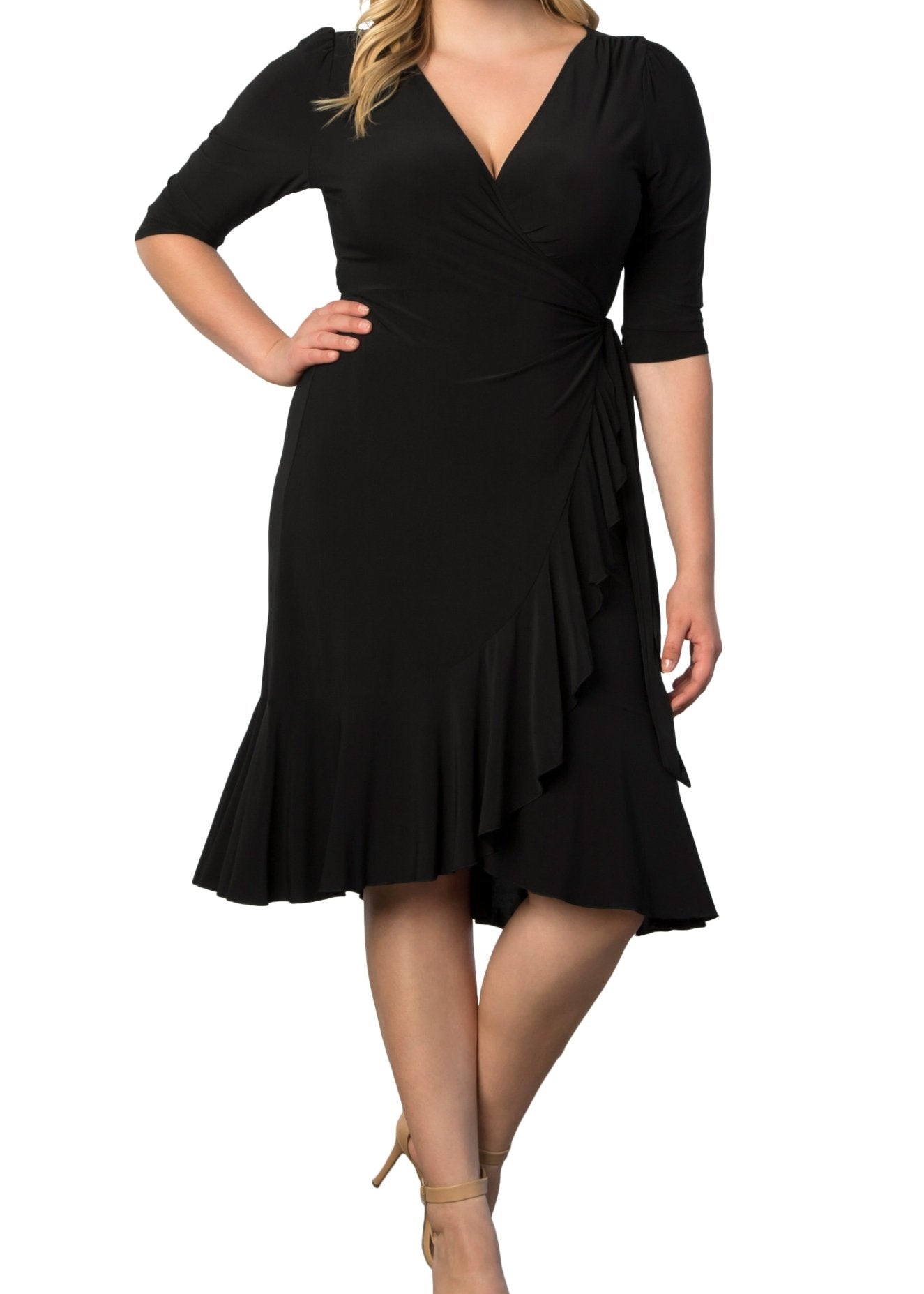 Whimsy Wrap Dress - Plus - DressbarnDresses