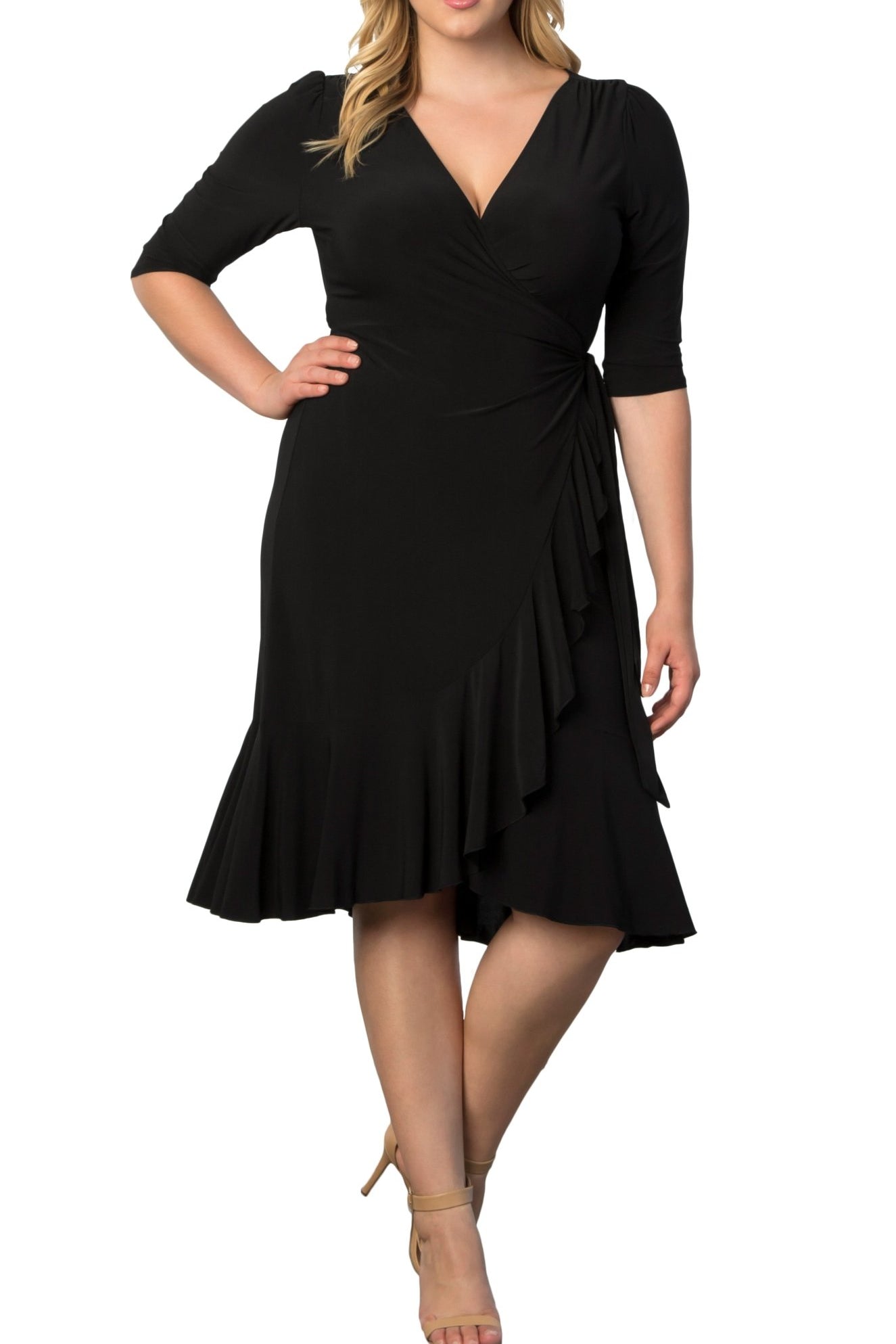 Whimsy Wrap Dress - Plus - DressbarnDresses