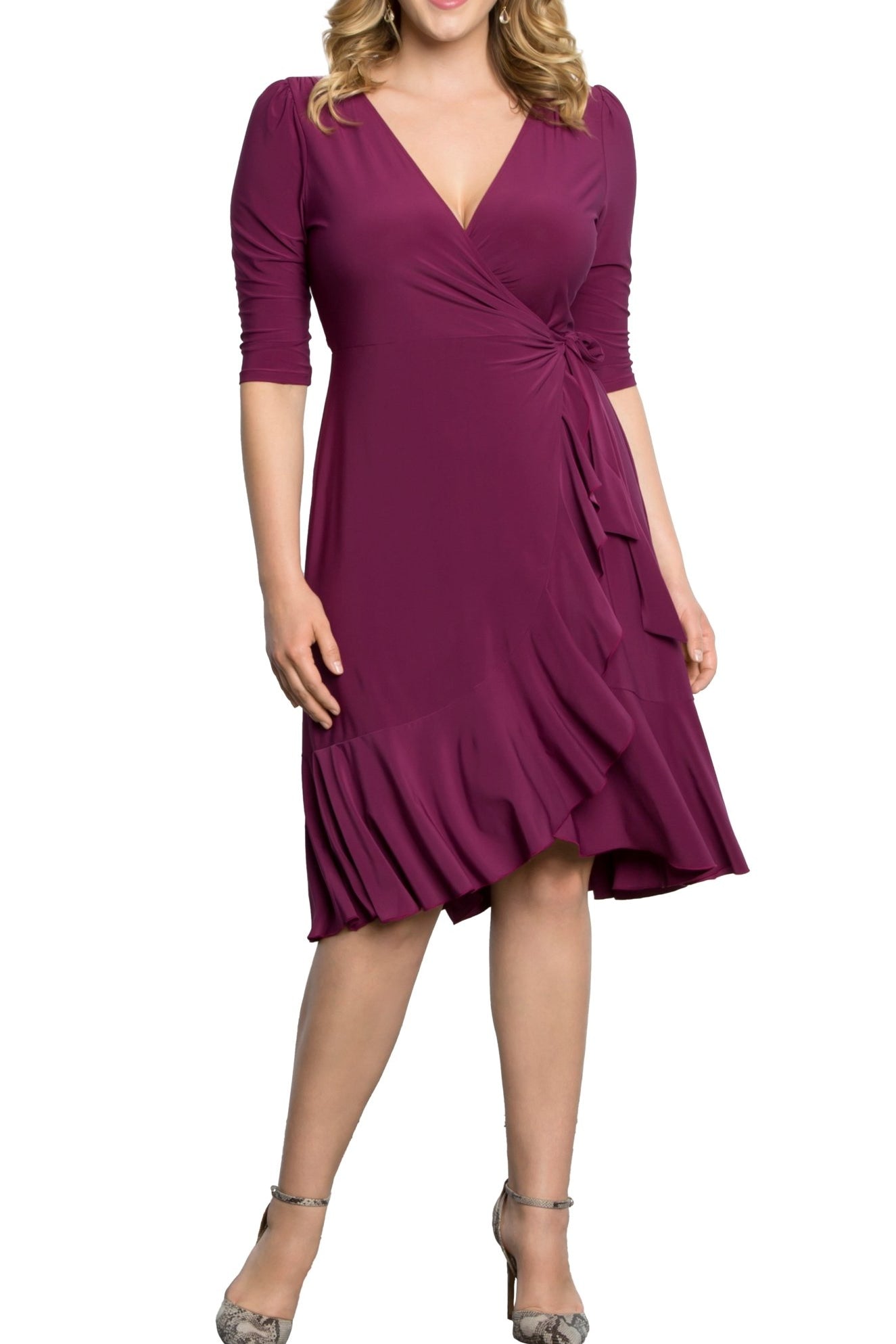Whimsy Wrap Dress - Plus - DressbarnDresses